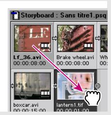 ADOBE PREMIERE 6 - Ajout d' éléments dans la fenêtre Montage - 3