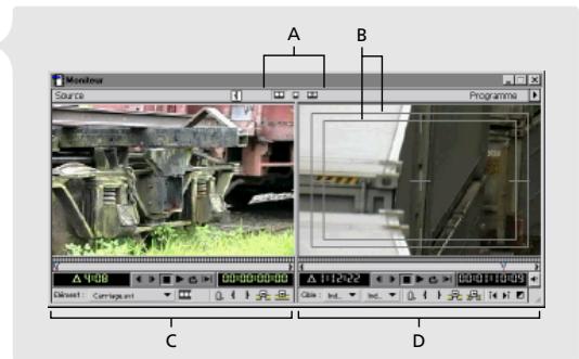 ADOBE PREMIERE 6 - Fenêtres Moniteur et Montage améliorées - 1