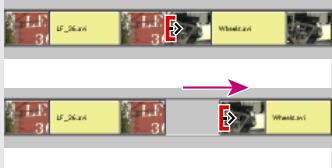 ADOBE PREMIERE 6 - Pour modifier la durée d'un élément ou d'une image fixe : - 2