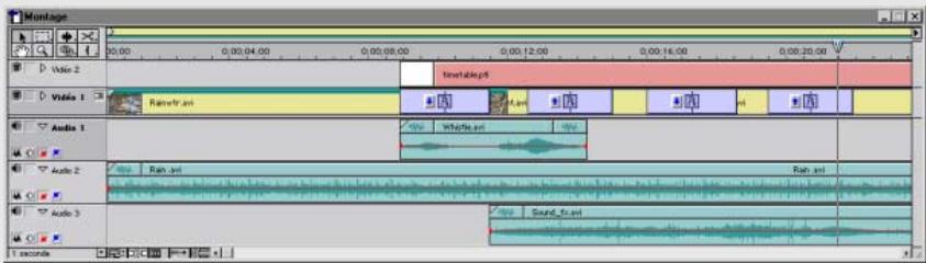 ADOBE PREMIERE 6 - Aperçu de la zone de travail - 6