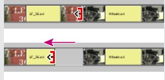 ADOBE PREMIERE 6 - Pour modifier la durée d'un élément ou d'une image fixe : - 1