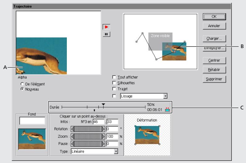 ADOBE PREMIERE 6 - Animation de la trayectoire d'un élément - 1