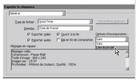 ADOBE PREMIERE 6 - Commande Modifier l'original La commande - 1