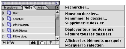ADOBE PREMIERE 6 - Palettes Effects audio et Effets video - 1