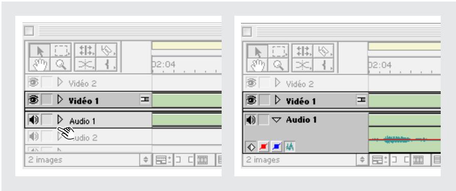 ADOBE PREMIERE 6 - Pour régler le volume à un point précis : - 1