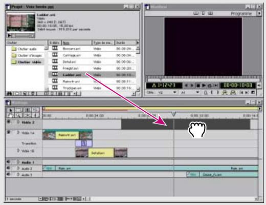 ADOBE PREMIERE 6 - Configuration de l'espace de travail - 1