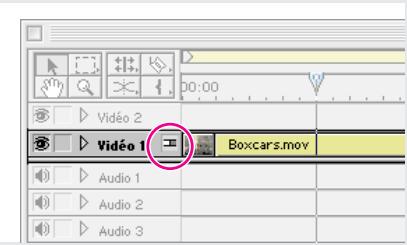 ADOBE PREMIERE 6 - Pour réduire ou agrandir la piste Video 1 en mode Montage de piste unique : - 1