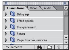 ADOBE PREMIERE 6 - Pour afficher et masquer des palettes : - 2