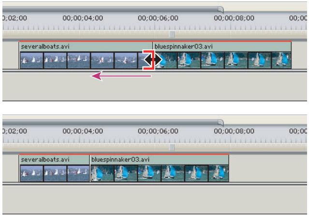ADOBE PREMIERE PRO 7 - Pour réaliser un montage par propagation : - 1