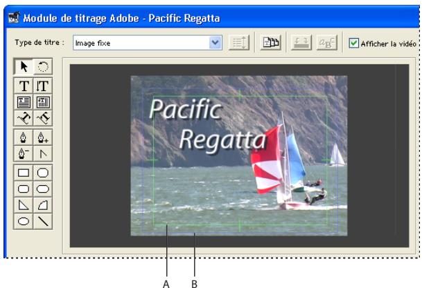 ADOBE PREMIERE PRO 7 - Affichage d'une série video en arrêté-plan du titre - 1