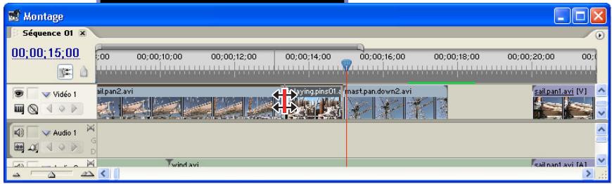 ADOBE PREMIERE PRO 7 - Dérushage par propagation et modification compensée - 2