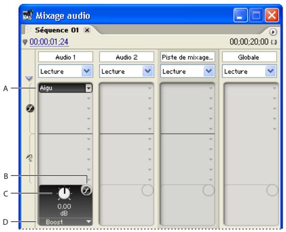 ADOBE PREMIERE PRO 7 - Application d'effets aux pistes audio - 1