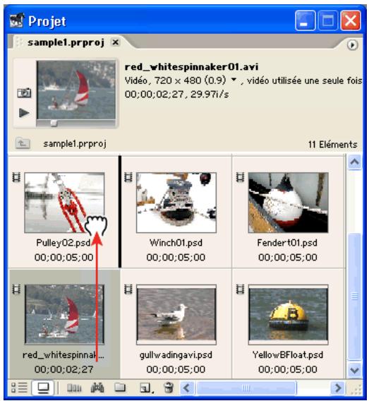 ADOBE PREMIERE PRO 7 - Organisez les éléments dans un storyboard. - 1