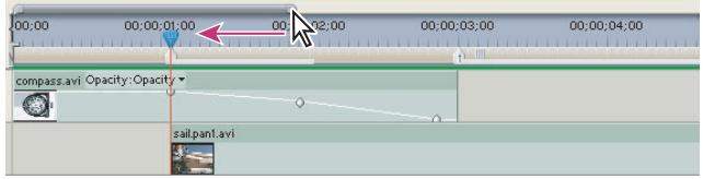 ADOBE PREMIERE PRO 7 - Pour afficher une plus grande partie de la série dans la fenêtre Montage : - 1