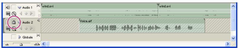 ADOBE PREMIERE PRO 7 - Pour verrouiller une piste : - 2