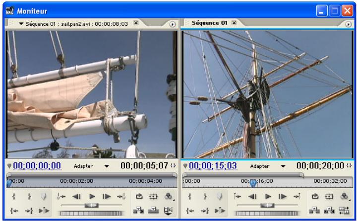 ADOBE PREMIERE PRO 7 - Utilisation de la fenêtre Moniteur - 1