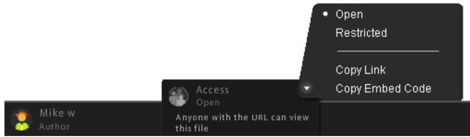 ADOBE ACROBAT.COM - Access levels for shared files - 1