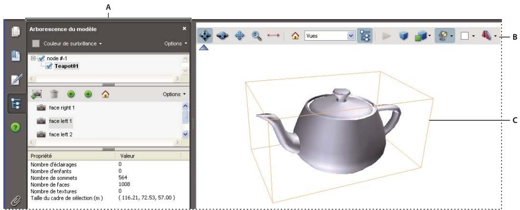 ADOBE ACROBAT 8 PROFESSIONAL - Affichage d'un modele 3D - 1