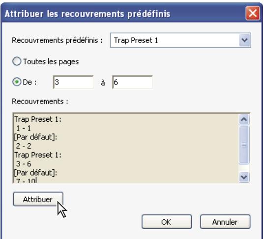 ADOBE ACROBAT 8 PROFESSIONAL - Attribution d'un recouvrement prédéfini à des pages - 1