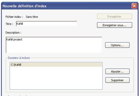 ADOBE ACROBAT 8 PROFESSIONAL - Creation d'un index pour une série de documents - 1