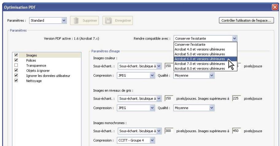 ADOBE ACROBAT 8 PROFESSIONAL - Panneau Images - 1