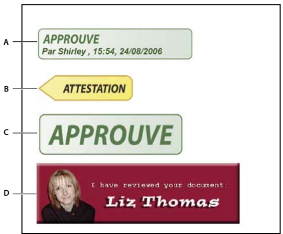 ADOBE ACROBAT 8 PROFESSIONAL - Apposition d'un tampon sur un document - 1