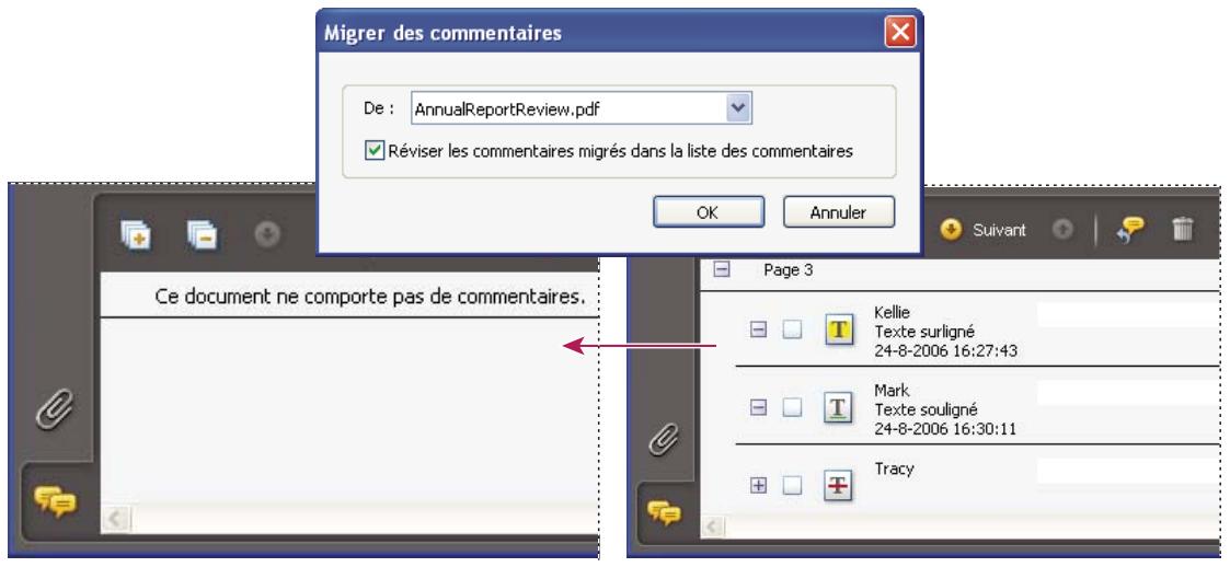 ADOBE ACROBAT 8 PROFESSIONAL - Importation de commentaires dans un fichier PDF révisé - 1