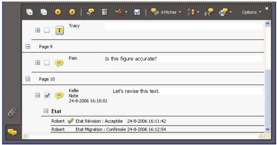 ADOBE ACROBAT 8 PROFESSIONAL - Affichage des commentaires - 1
