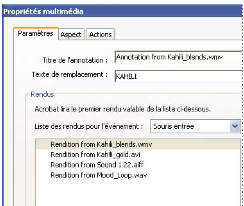 ADOBE ACROBAT 8 PROFESSIONAL - Création d'un rendu de remplacement - 1