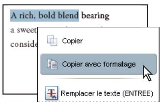 ADOBE ACROBAT 8 PROFESSIONAL - Copie du texte sélectionné - 2