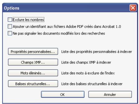 ADOBE ACROBAT 8 PROFESSIONAL - Creation d'un index pour une série de documents - 2