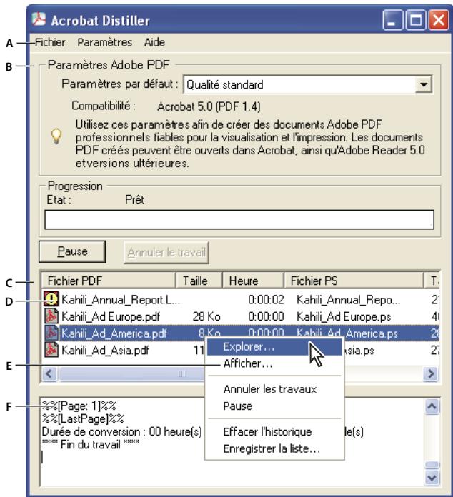 ADOBE ACROBAT 8 PROFESSIONAL - Présentation d'Acrobat Distiller - 1