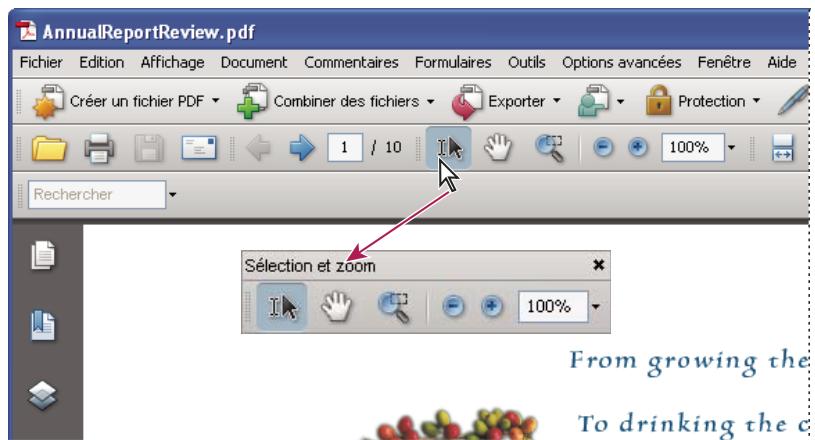 ADOBE ACROBAT 8 PROFESSIONAL - Déplacement des barres d'outils - 1