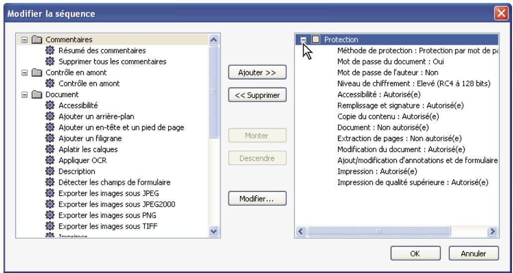 ADOBE ACROBAT 8 PROFESSIONAL - Changement d'une série de traitement par lot - 1