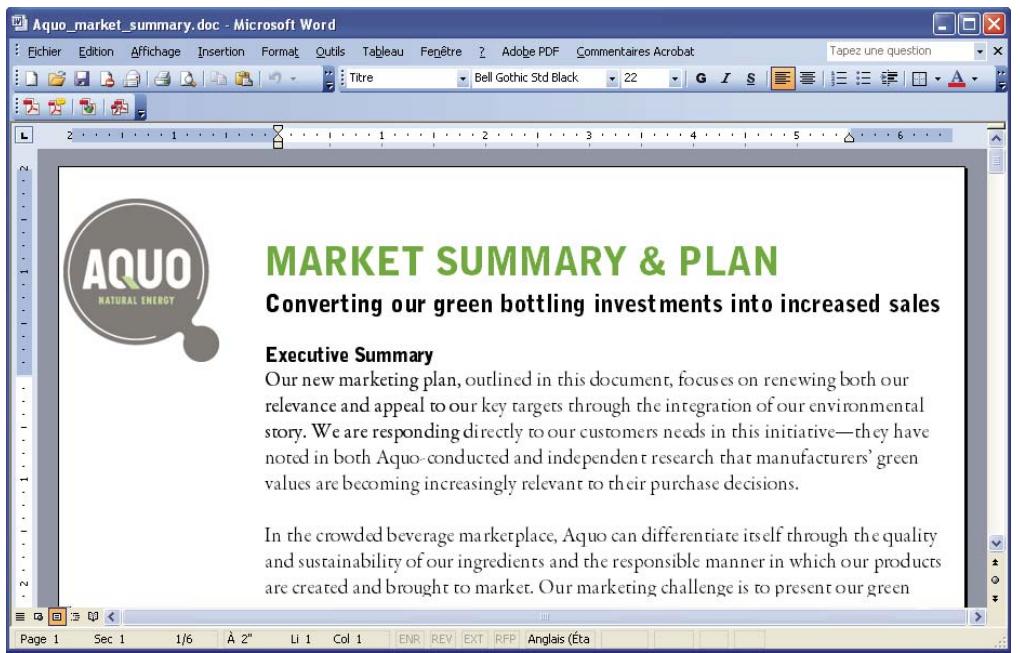 ADOBE ACROBAT PRO 9.0 - Creation d'un fisier PDF à l'aide d'Acrobat PDFMaker (Windows) - 1