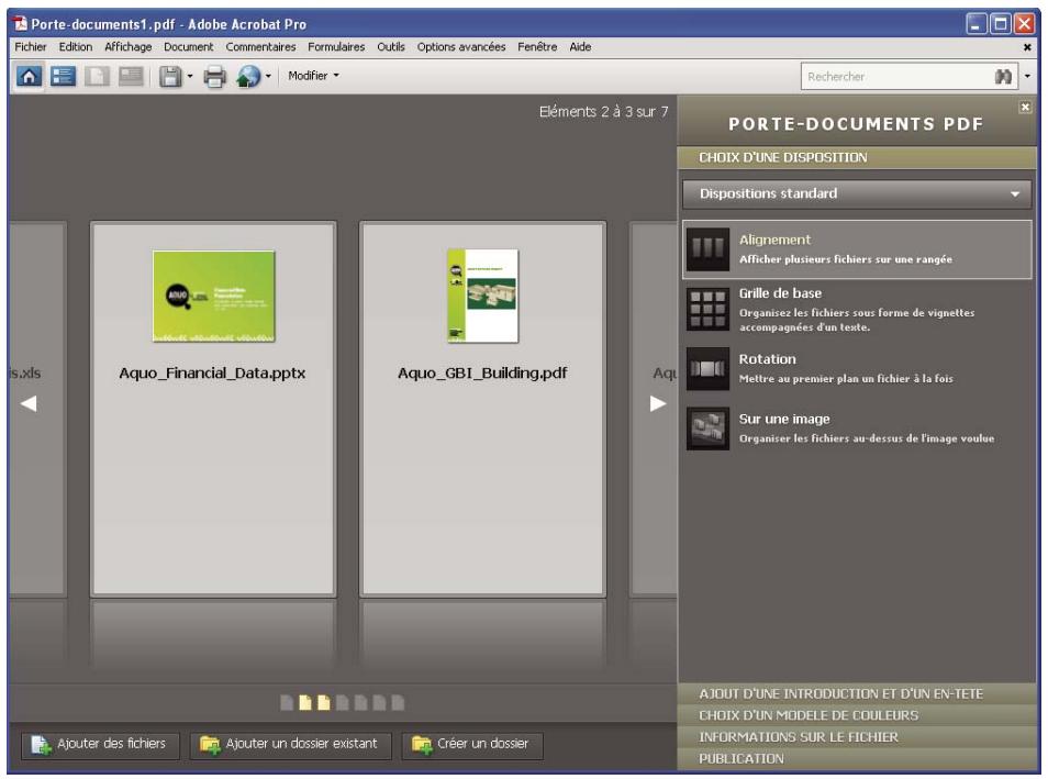 ADOBE ACROBAT PRO 9.0 - Sélectionnéz une disposition. - 1