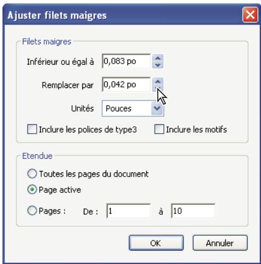 ADOBE ACROBAT PRO 9.0 - Retouche des filets maigres - 1