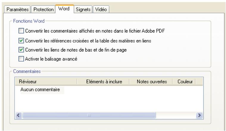 ADOBE ACROBAT PRO 9.0 - Sélectionnéz les paramètres de conversion PDF. - 2