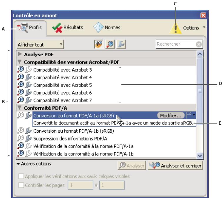 ADOBE ACROBAT PRO 9.0 - A propos de la boîte de dialogue Contrôle en avant - 1