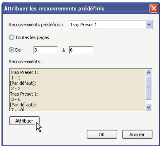 ADOBE ACROBAT PRO 9.0 - Attribution d'un recouvrement prédéfini à des pages - 1