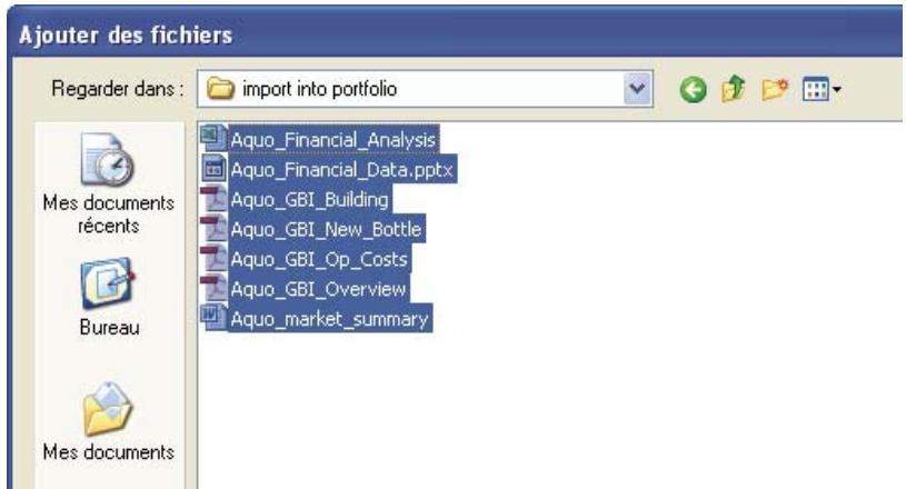 ADOBE ACROBAT PRO 9.0 - Ajoutez des fichiers au porte-documents PDF. - 1