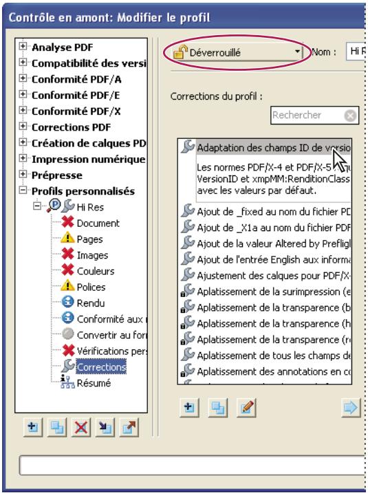 ADOBE ACROBAT PRO EXTENDED 9.0 - Contrôle en amont: Modifier le profil - 2