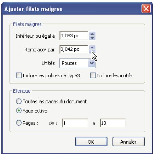 ADOBE ACROBAT PRO EXTENDED 9.0 - Retouche des filets maigres - 1