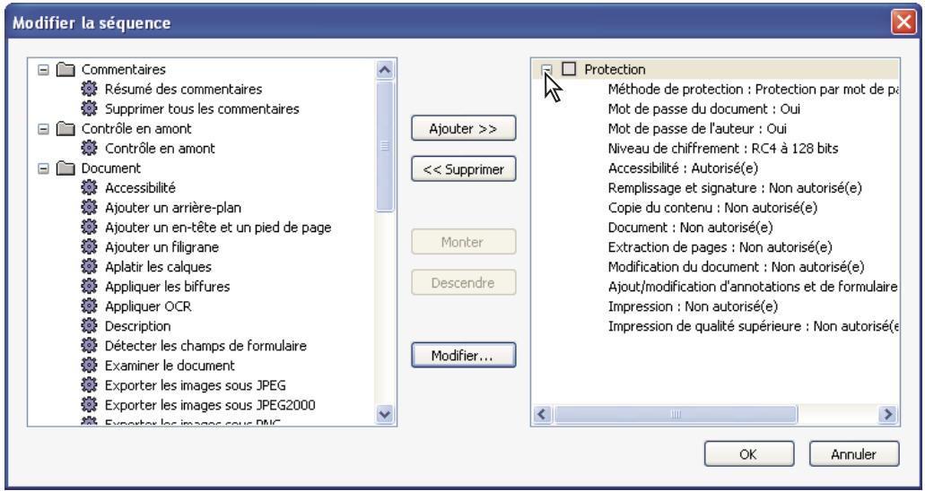 ADOBE ACROBAT PRO EXTENDED 9.0 - Changement d'une série de traitement par lot - 1
