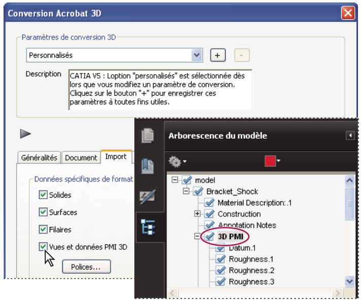 ADOBE ACROBAT PRO EXTENDED 9.0 - Affichage des données PMI - 1