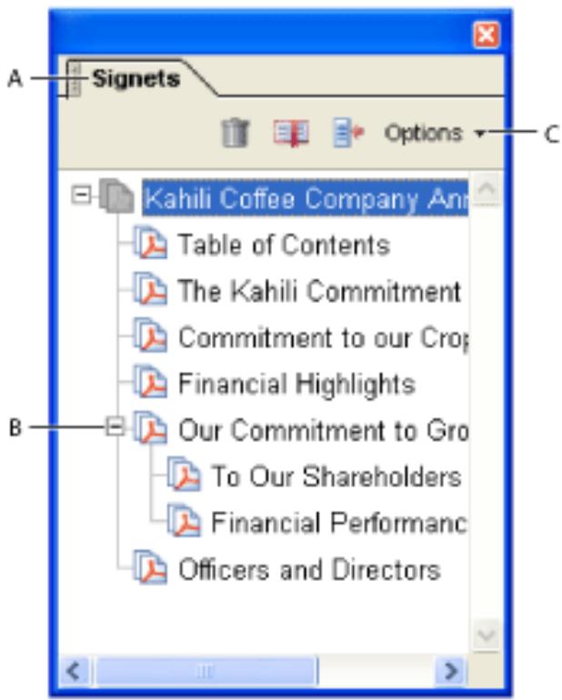 ADOBE ACROBAT PROFESSIONAL 7.0 - Navigation à l'aide des signets - 1