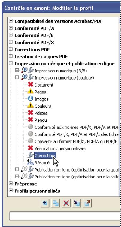 ADOBE ACROBAT XI - Ajout de corrections à un profil - 1