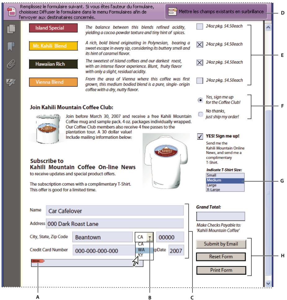 ADOBE ACROBAT XI - A propos des éléments de-formulaire - 1