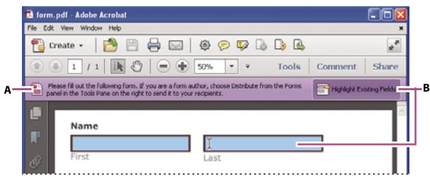 ADOBE ACROBAT XI - Remplissage de formulaires interactifs - 1