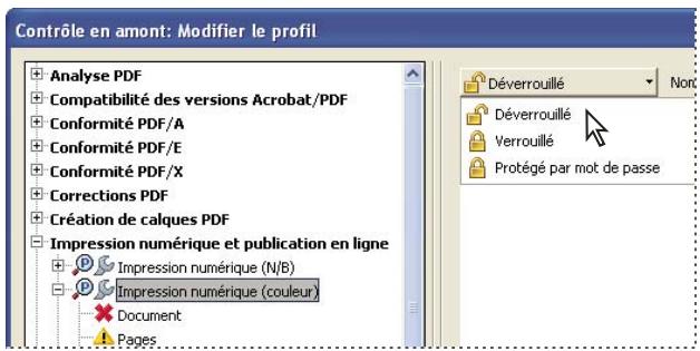 ADOBE ACROBAT XI - Verrouillage, déverrouillage et profils protégés par mot de passage - 1